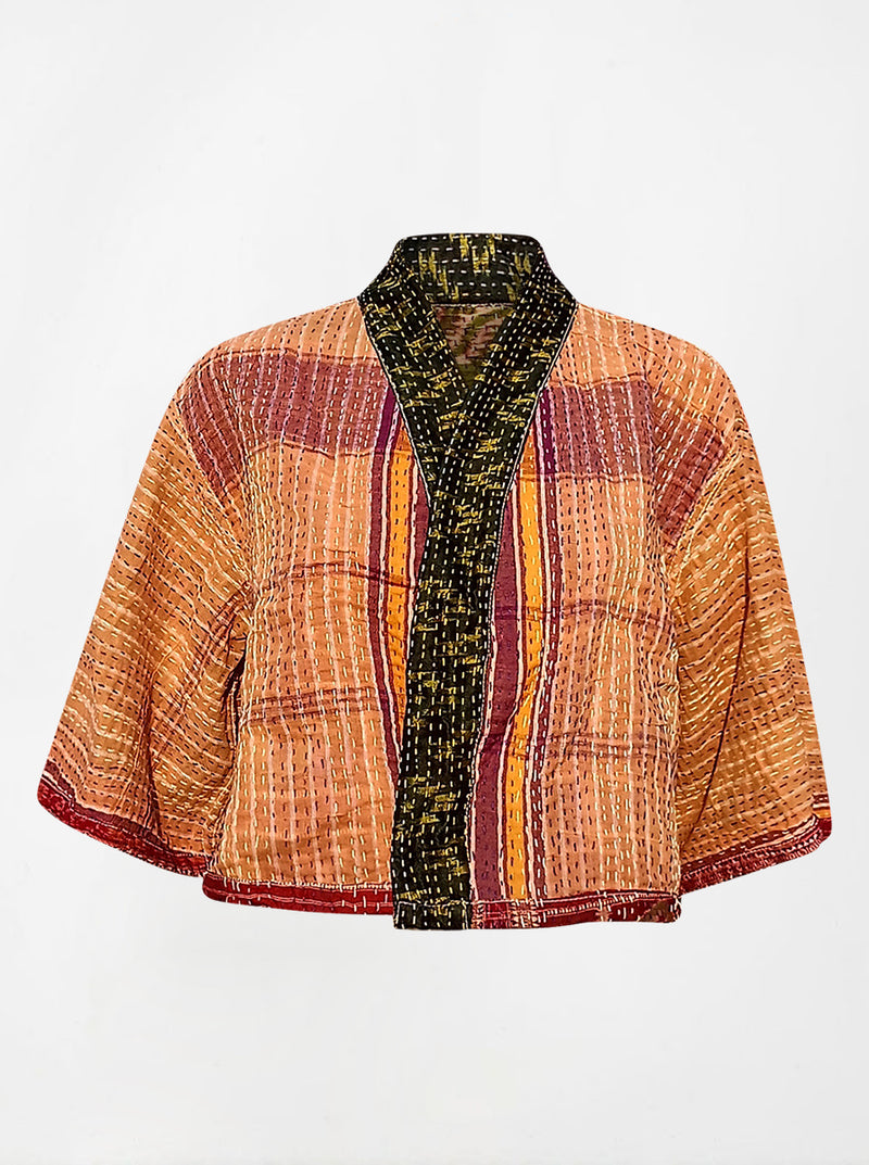 kantha vintage silk bolero poonam (holi)