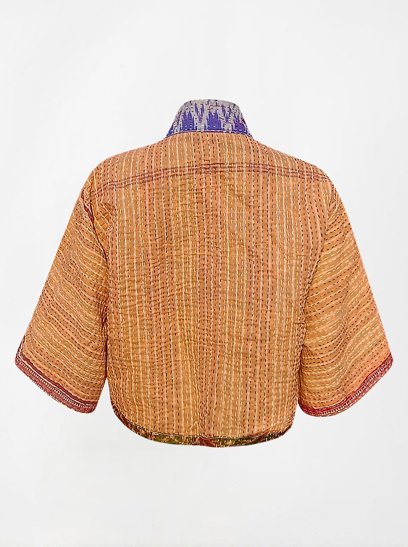 kantha vintage silk bolero usha (holi)