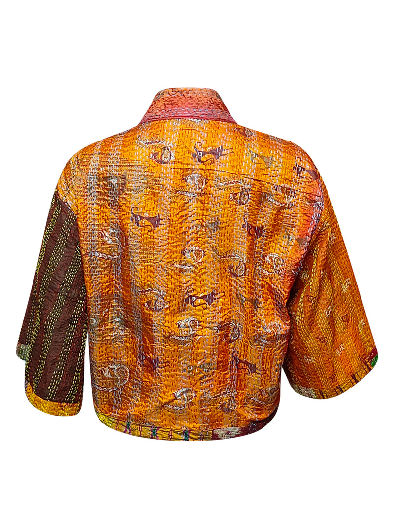 kantha vintage silk bolero kiara