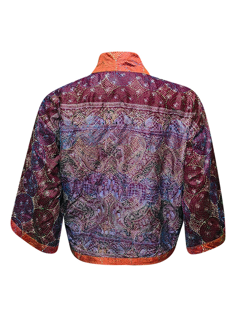 kantha vintage silk bolero mehar