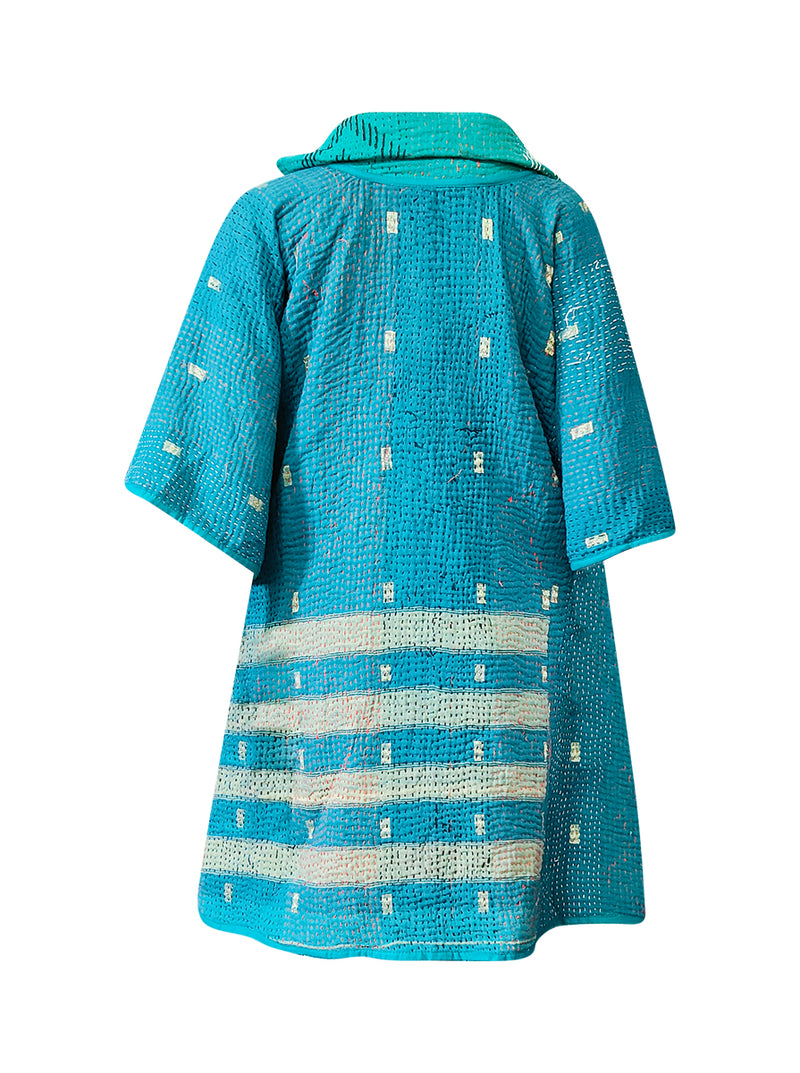 kantha reversible poncho abhigail