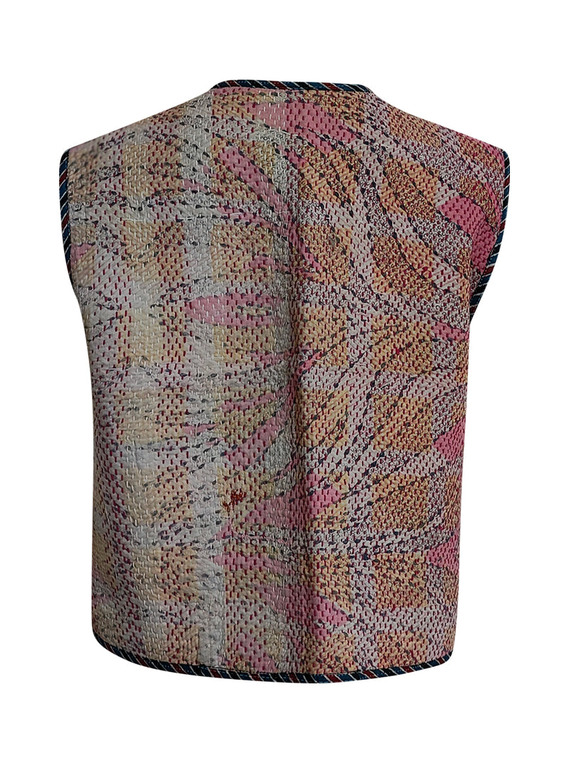 kantha vintage gillet bhavani