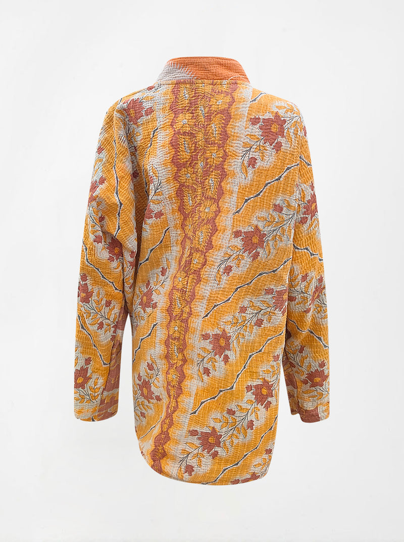 kantha vintage long jacket nysa (holi)