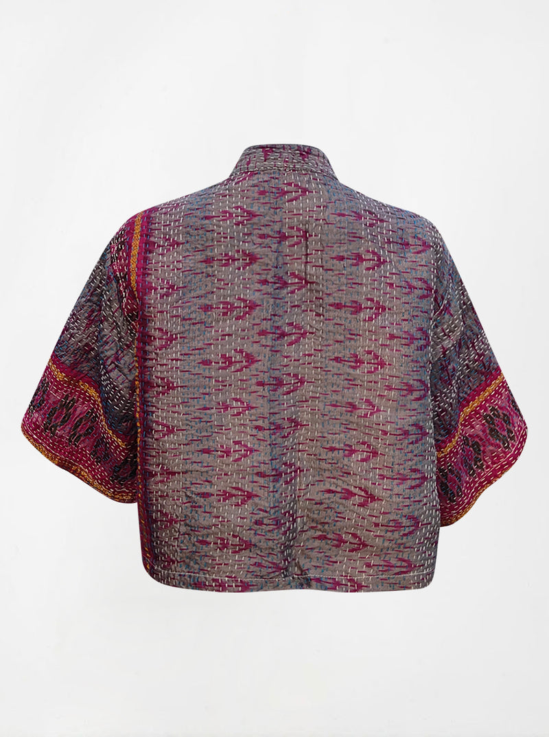 kantha vintage silk bolero geeta (holi)