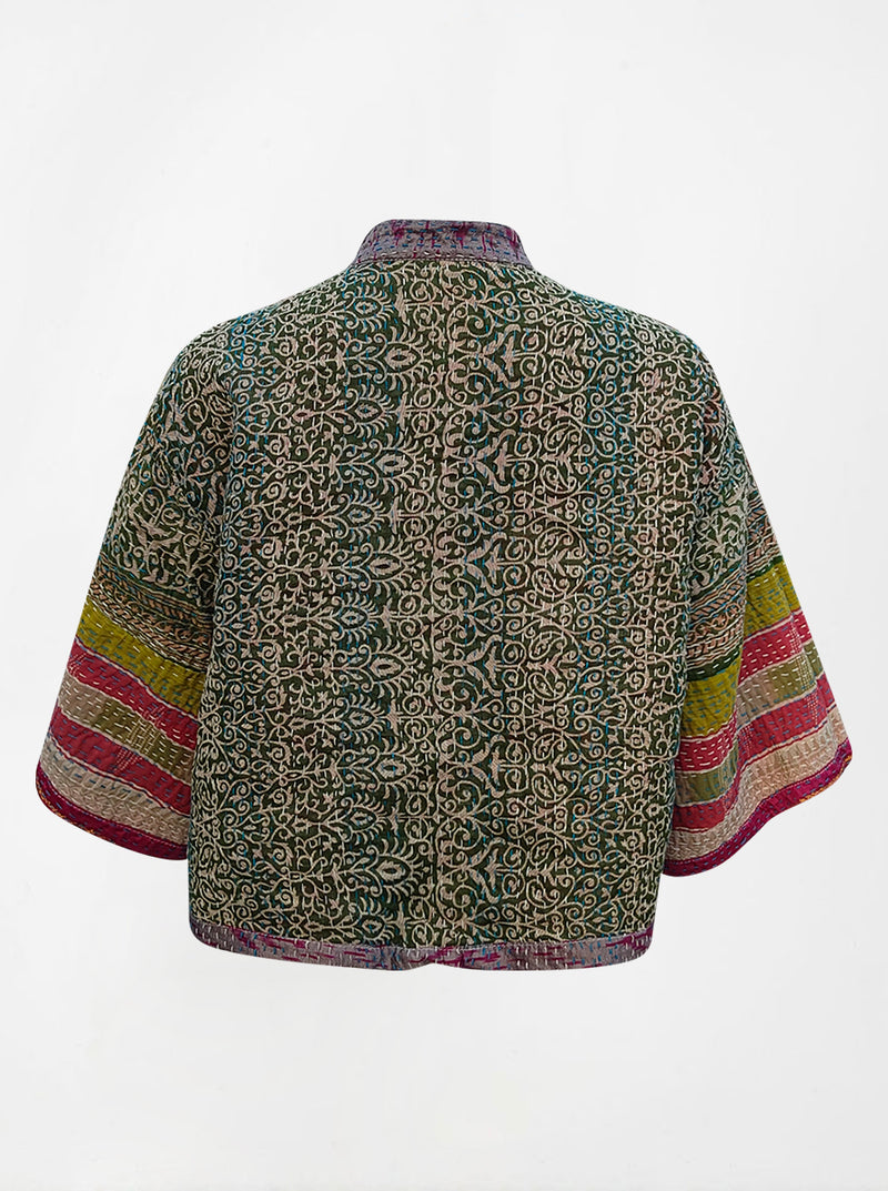 kantha vintage silk bolero geeta (holi)