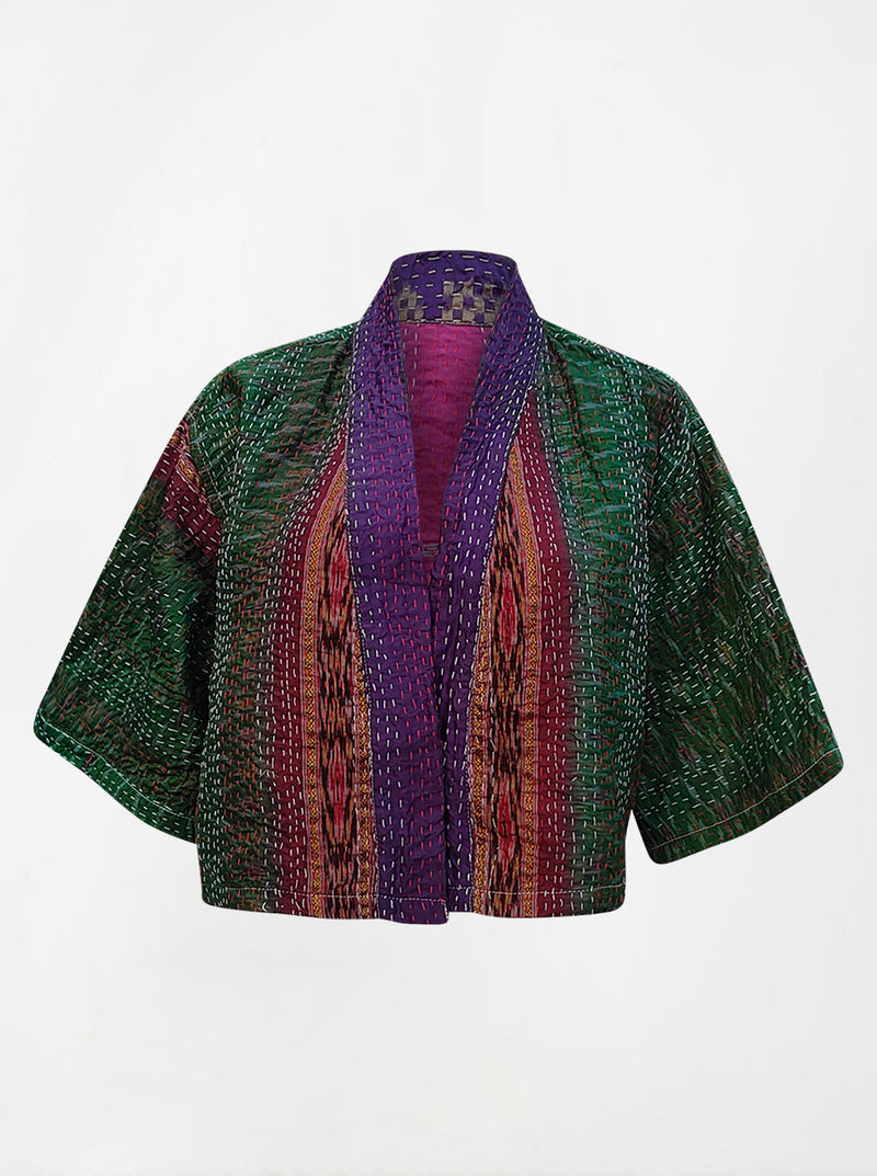 kantha vintage silk bolero ameesha (holi)