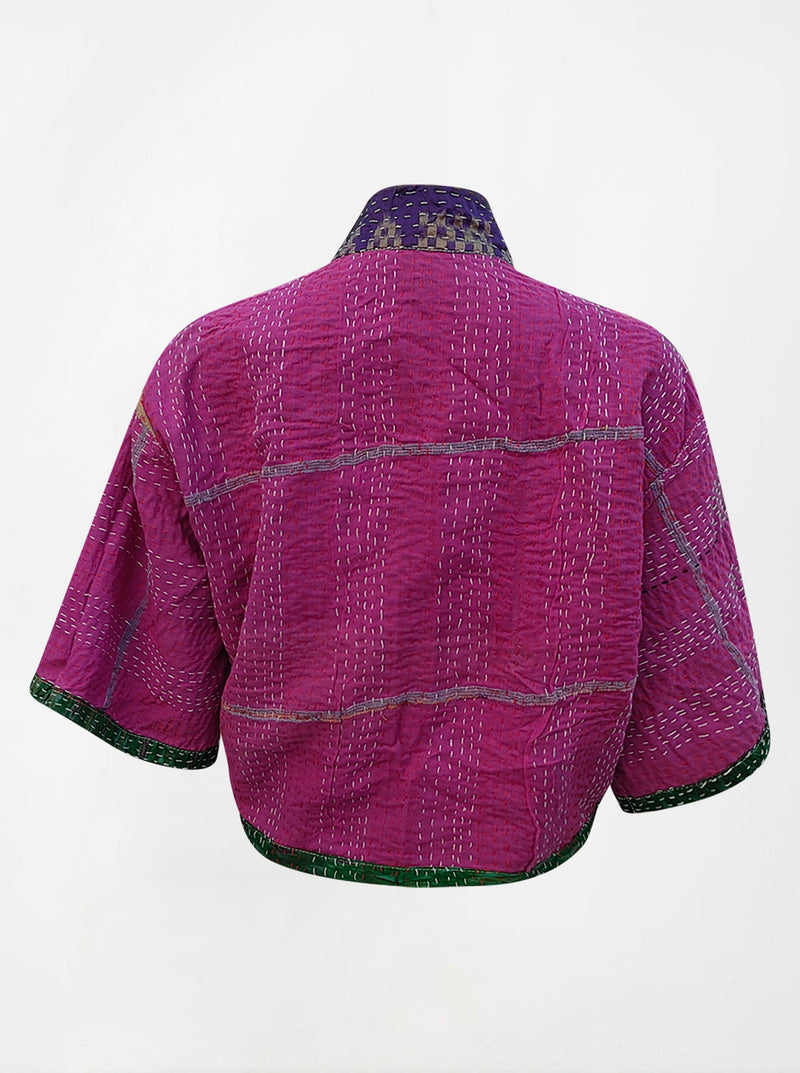 kantha vintage silk bolero ameesha (holi)