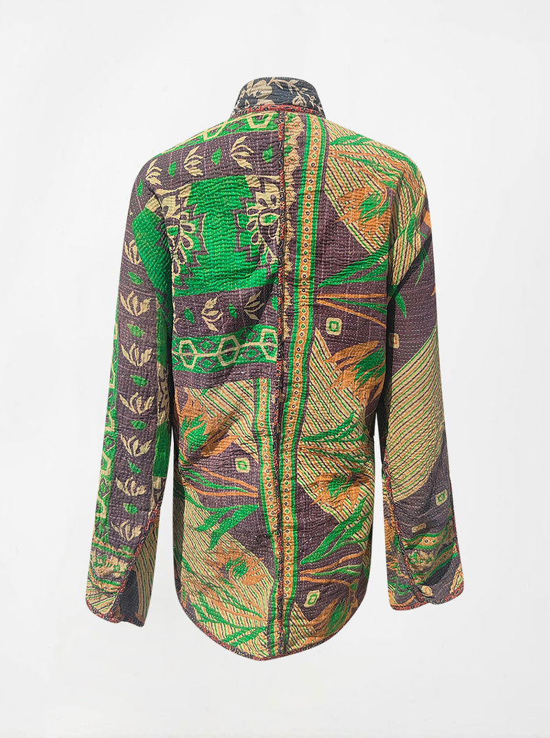 kantha vintage long jacket lama (holi)