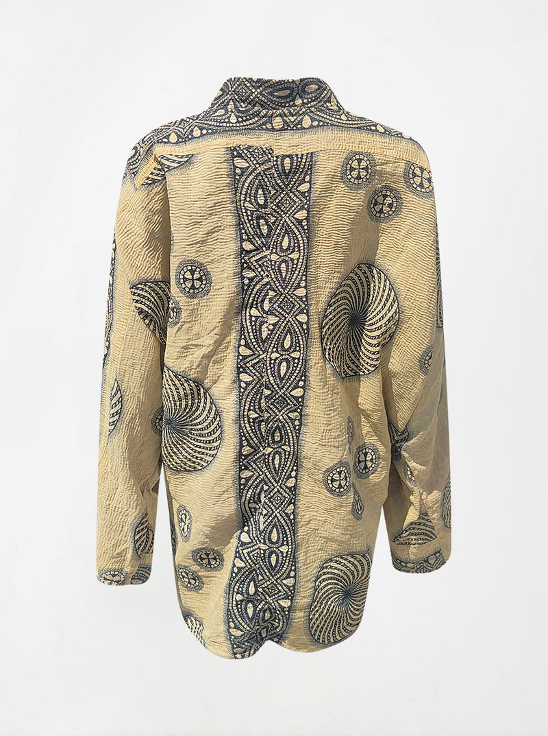 kantha vintage long jacket pooja (holi)