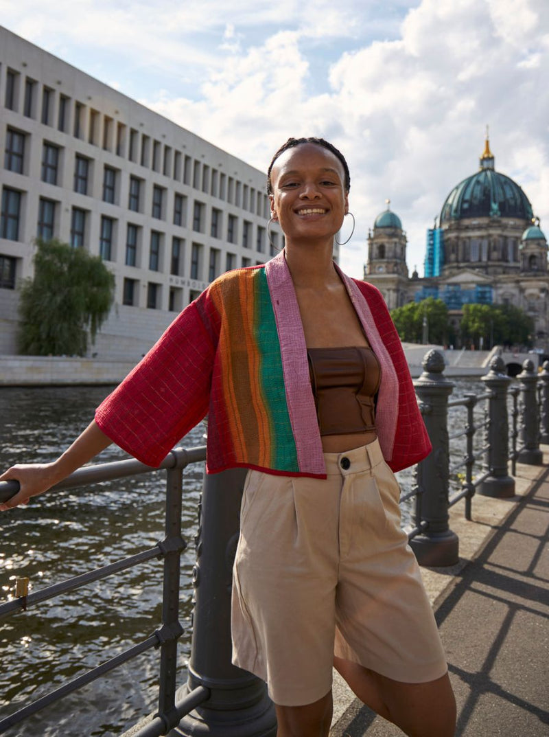 kantha vintage bolero serra