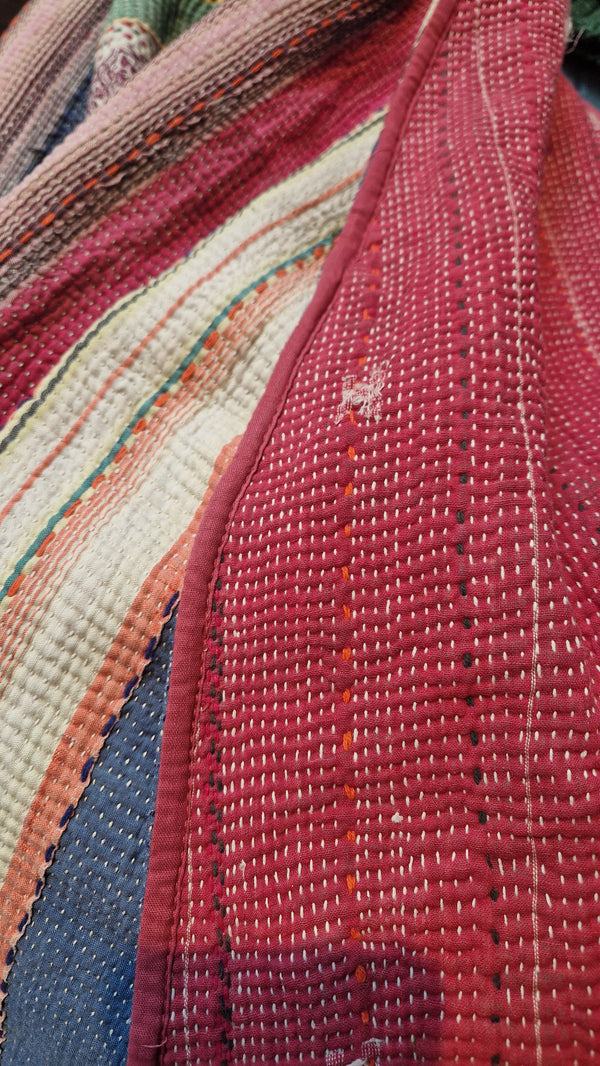 kantha vintage coat long sample