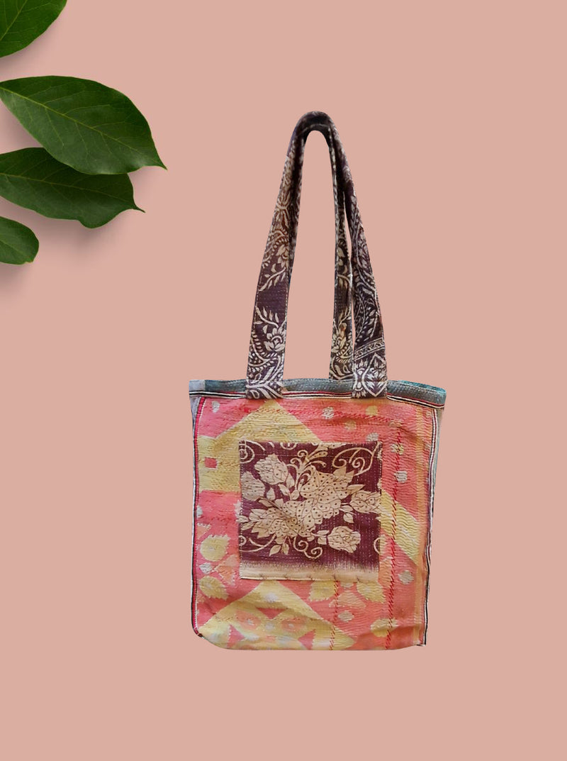 kantha vintage tote