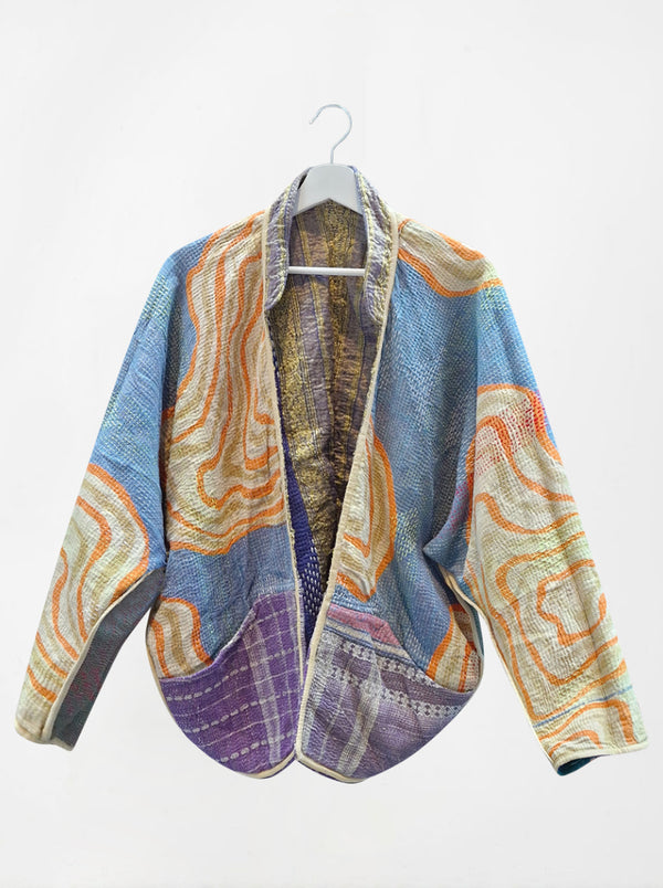 kantha vintage short jacket tamanna (sonar)