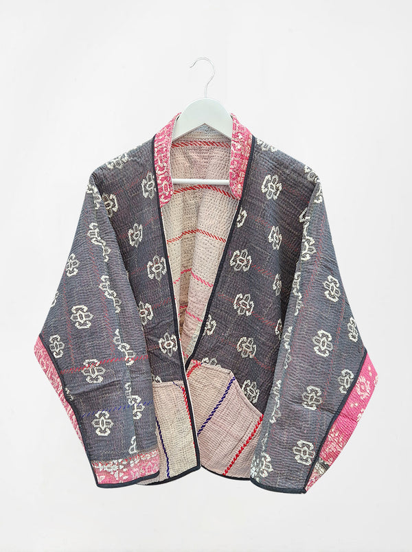 kantha vintage short jacket sreedevi (sonar)