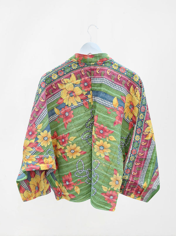 kantha vintage short jacket surabhi (sonar)