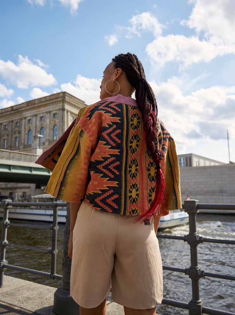 kantha vintage bolero serra