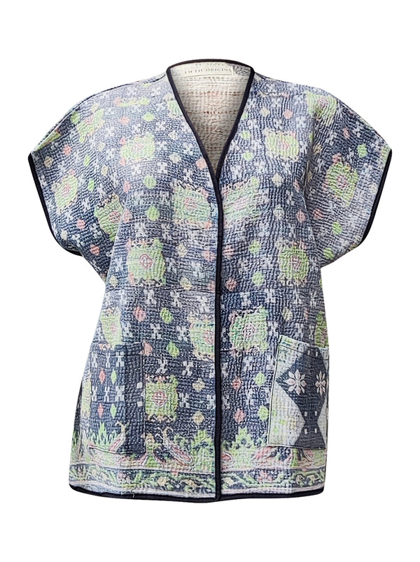 kantha reversible vest vidya