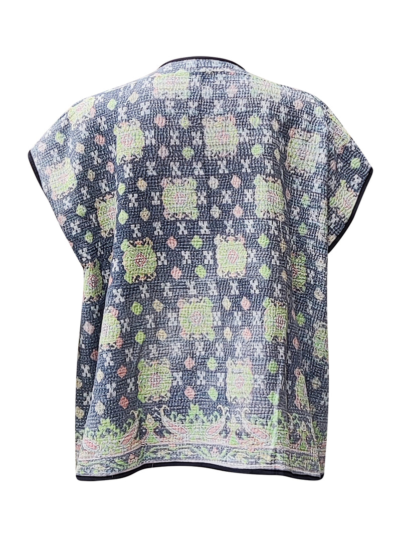 kantha reversible vest vidya