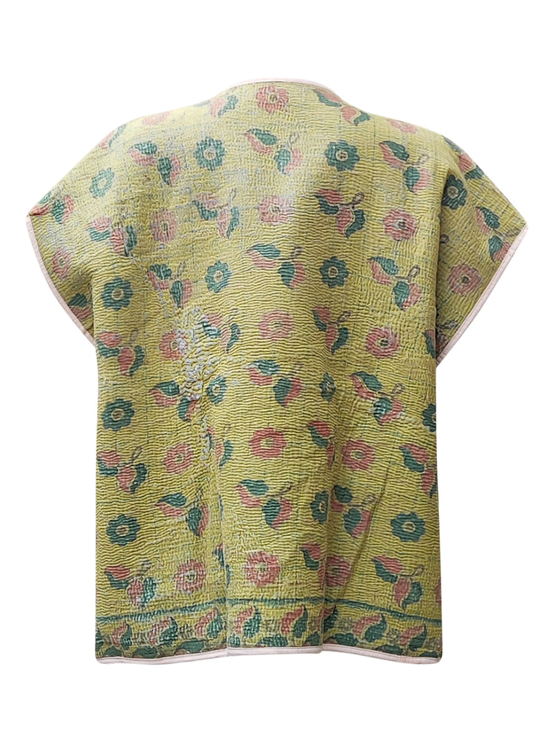 kantha reversible vest uma