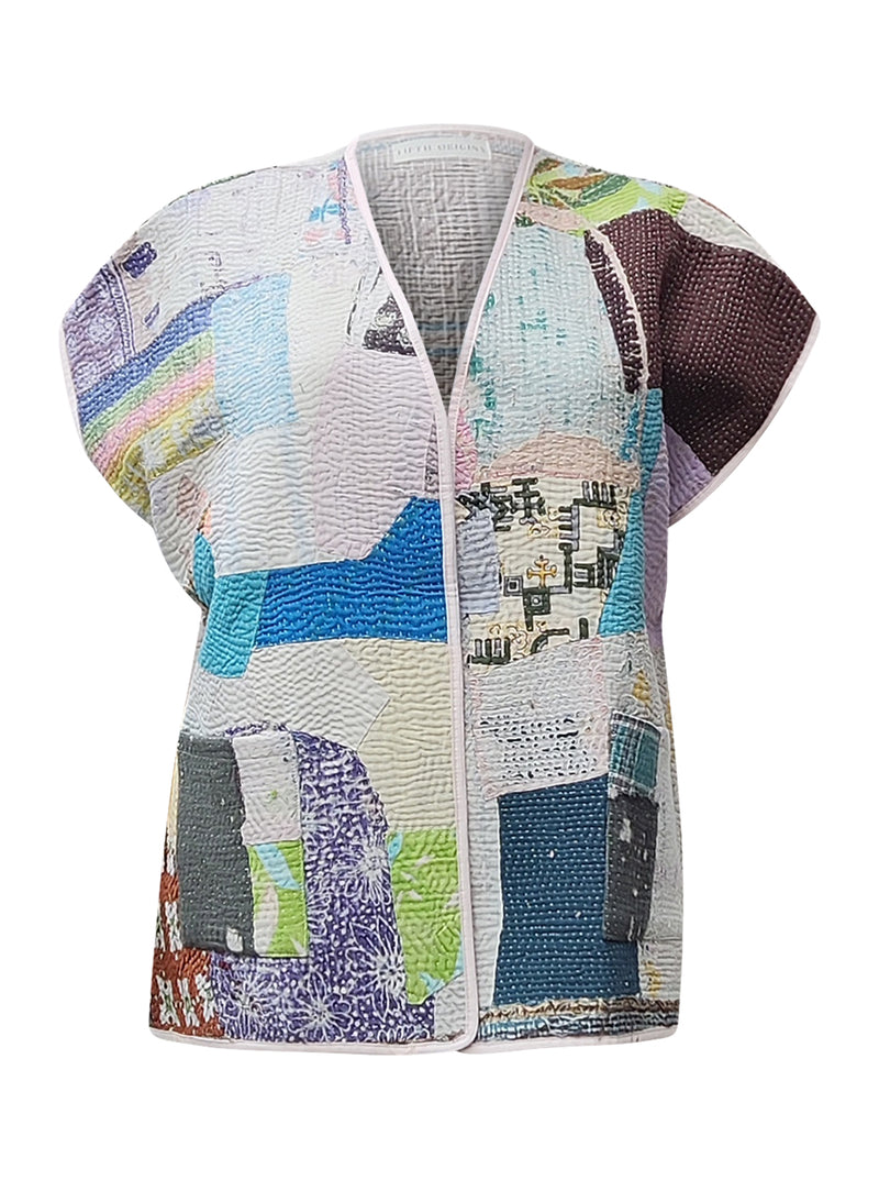 kantha reversible vest sivani