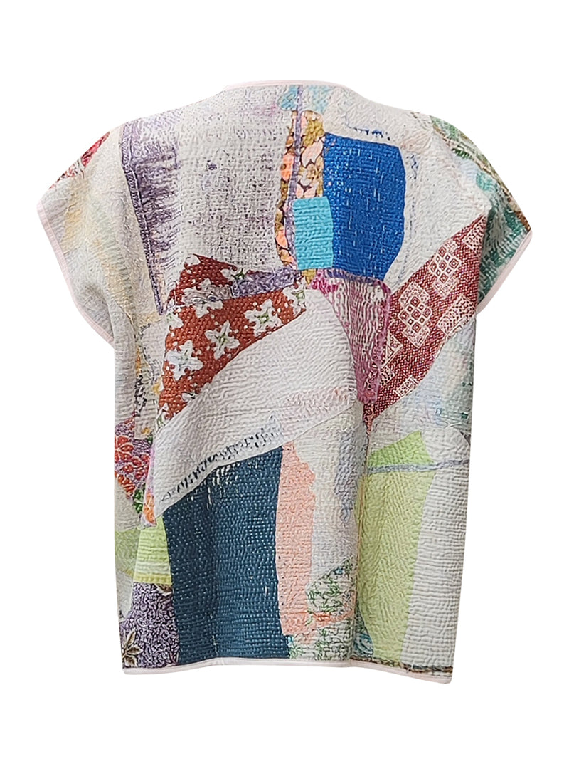 kantha reversible vest sivani