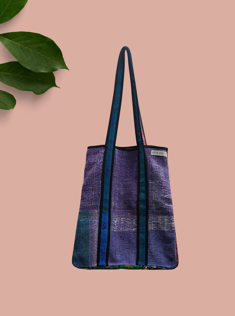 kantha vintage tote