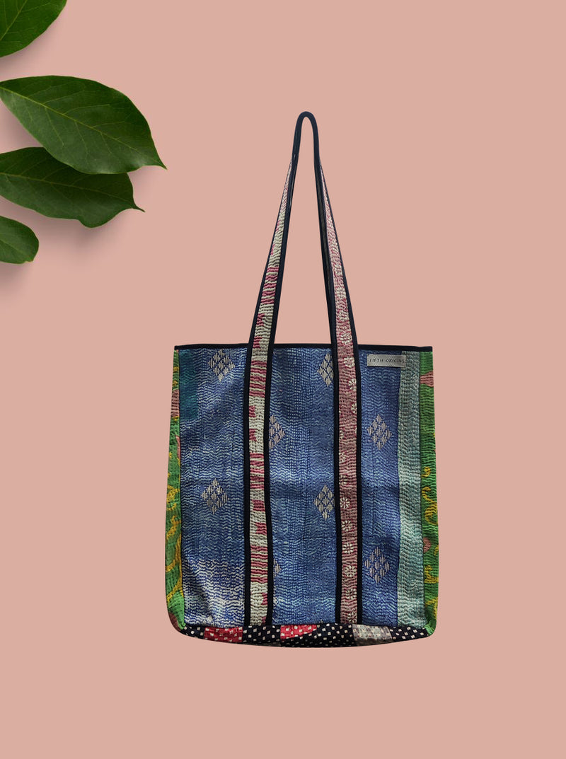 kantha vintage tote