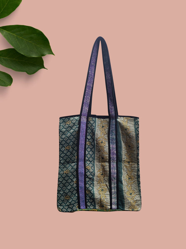 kantha vintage tote