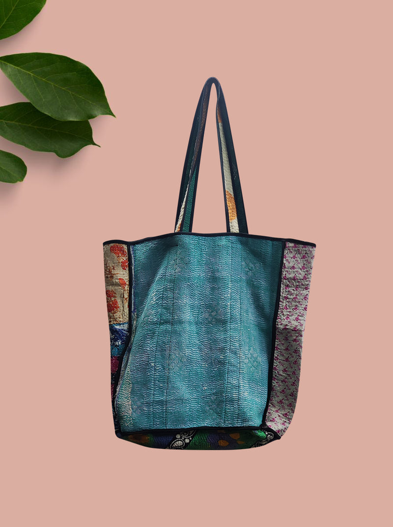 kantha vintage tote