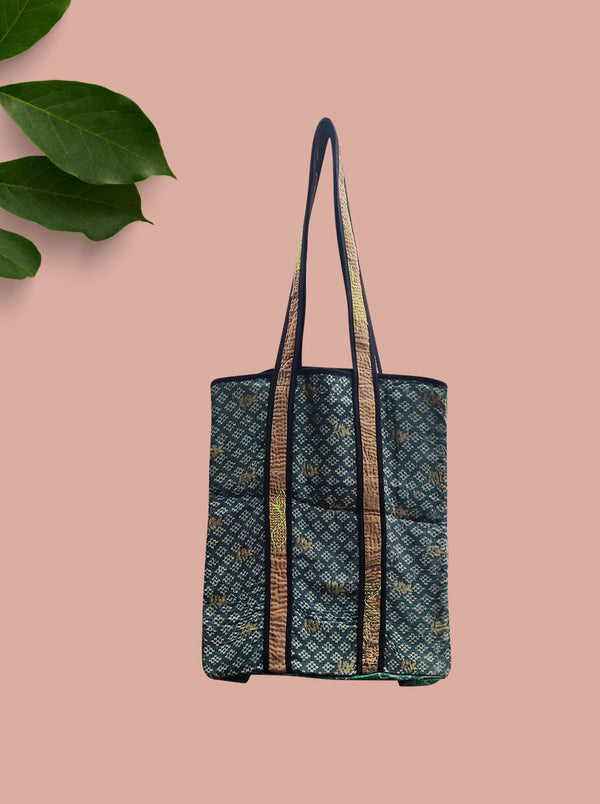 kantha vintage tote