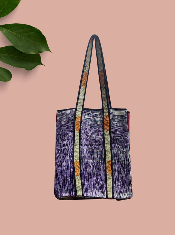 kantha vintage tote