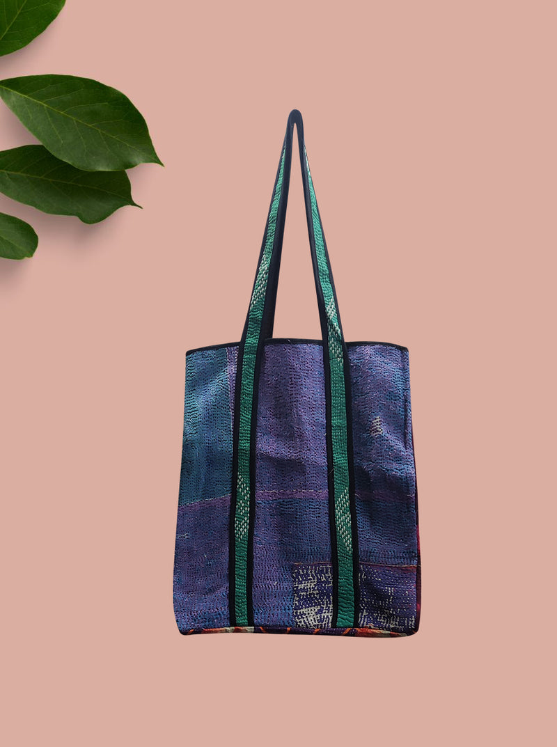 kantha vintage tote