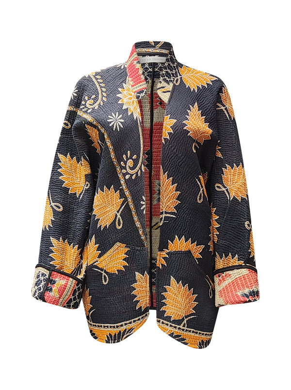 kantha vintage short jacket dravin