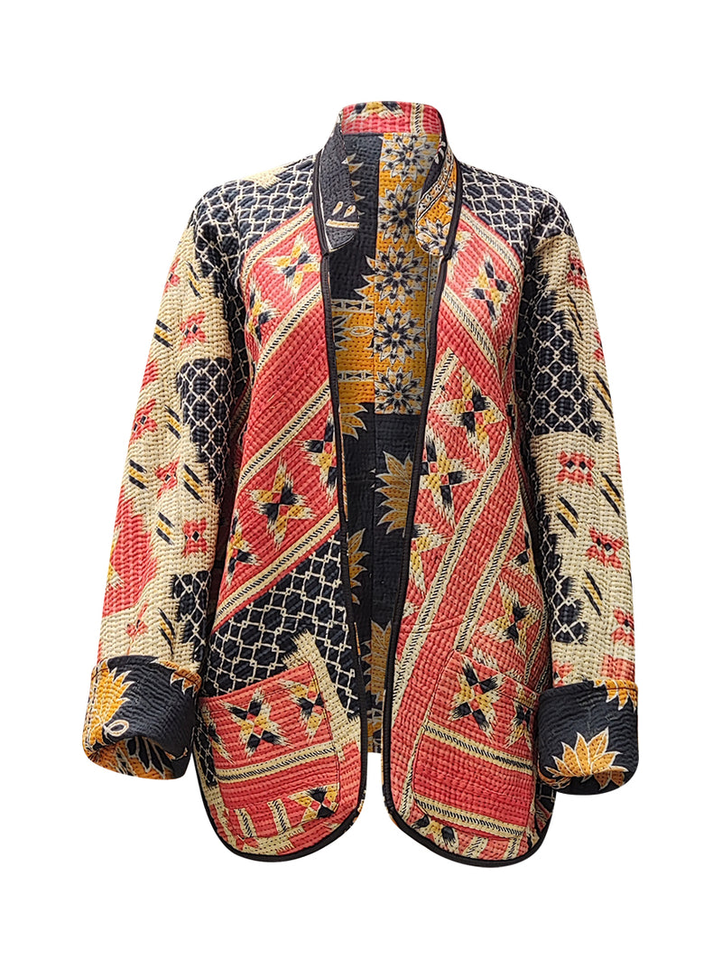 kantha vintage short jacket dravin