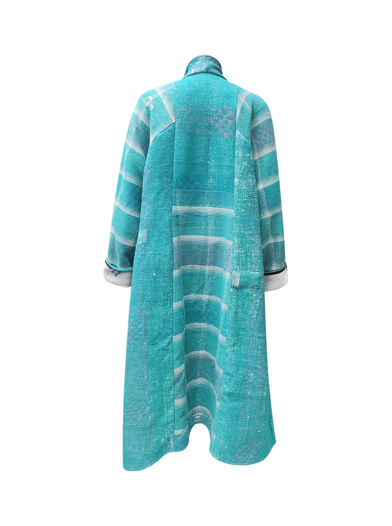 kantha vintage coat long madhusudhana