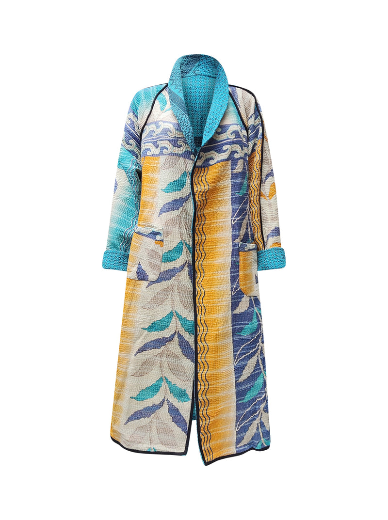 kantha vintage coat long govinda