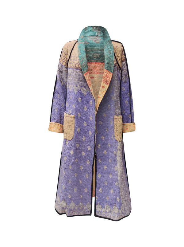 kantha vintage coat long kamalnath