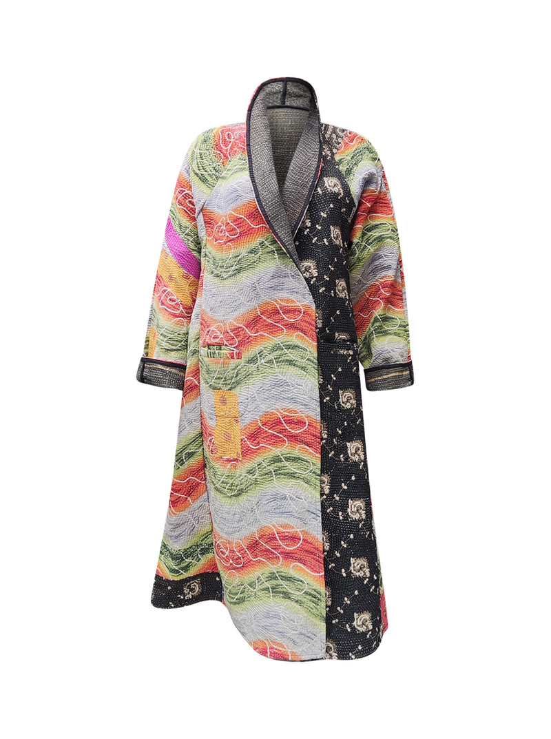 kantha vintage coat long balkrishna