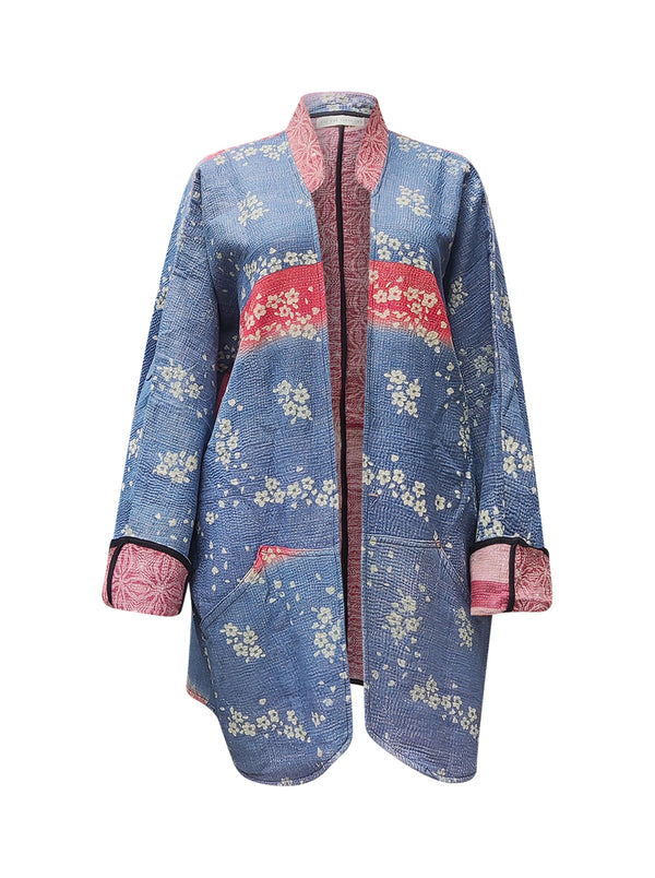 kantha vintage long jacket sarveshwar