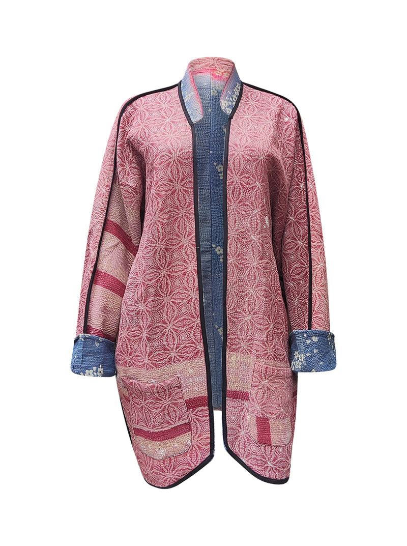 kantha vintage long jacket sarveshwar