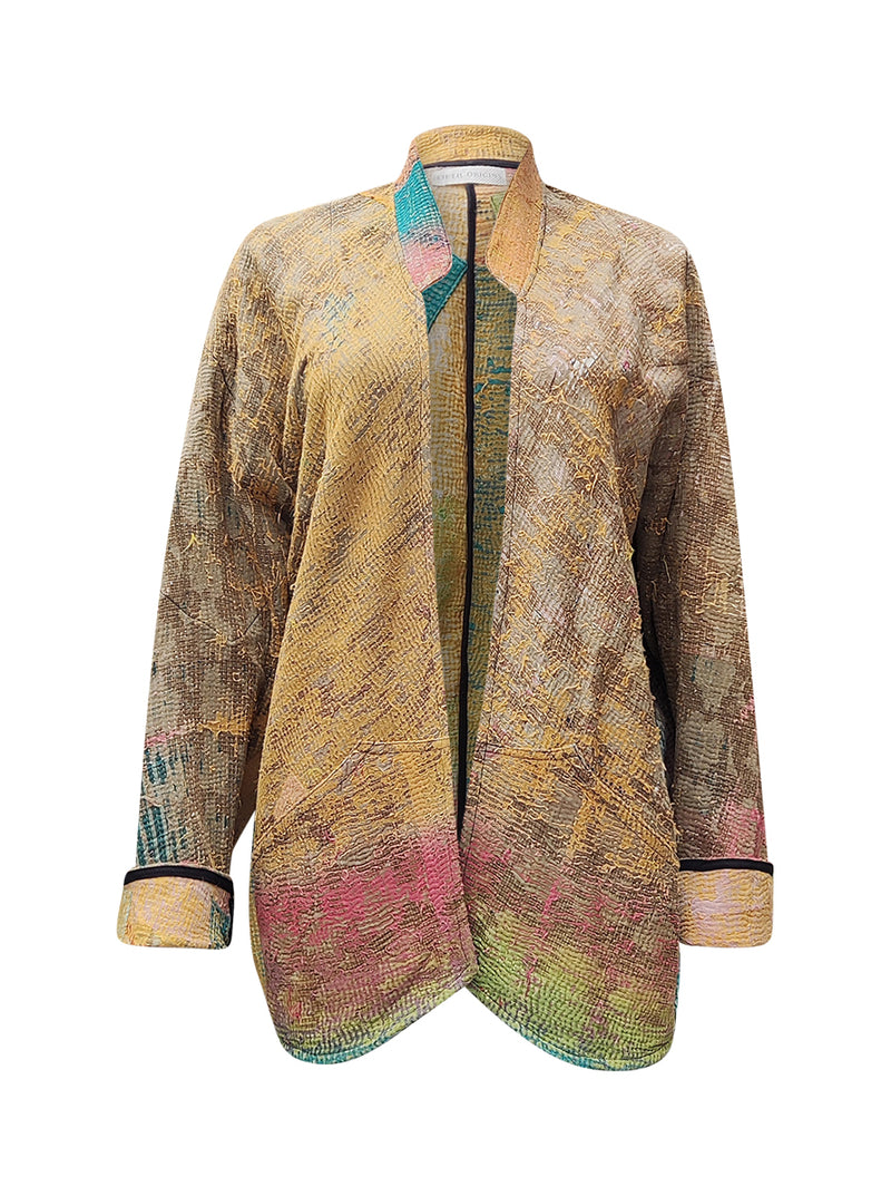 kantha vintage short jacket swargapati