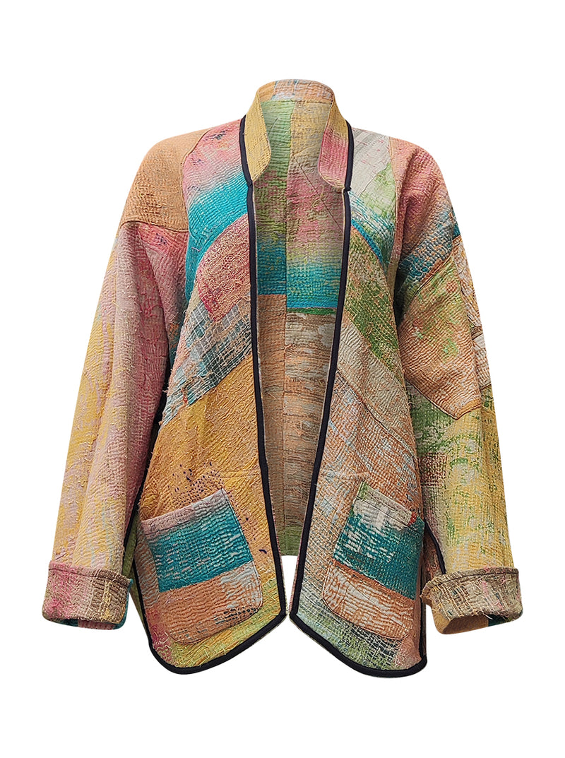 kantha vintage short jacket swargapati