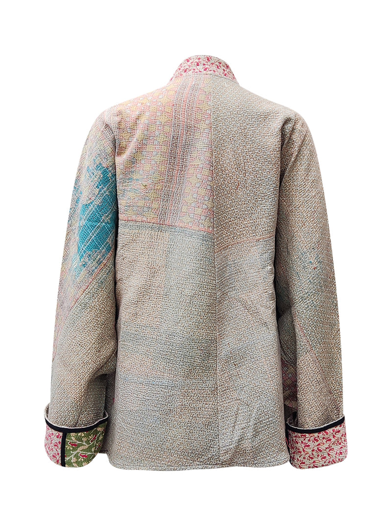 kantha vintage short jacket vasudeva