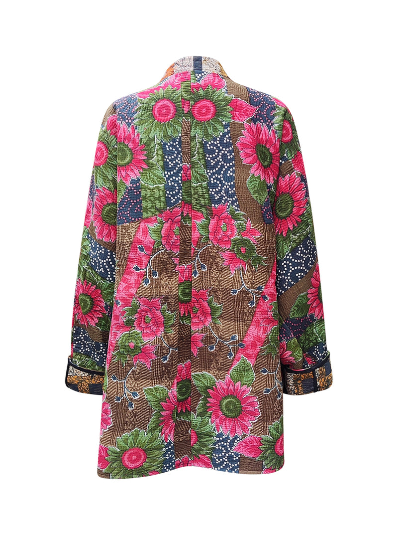 kantha vintage long jacket prajapati