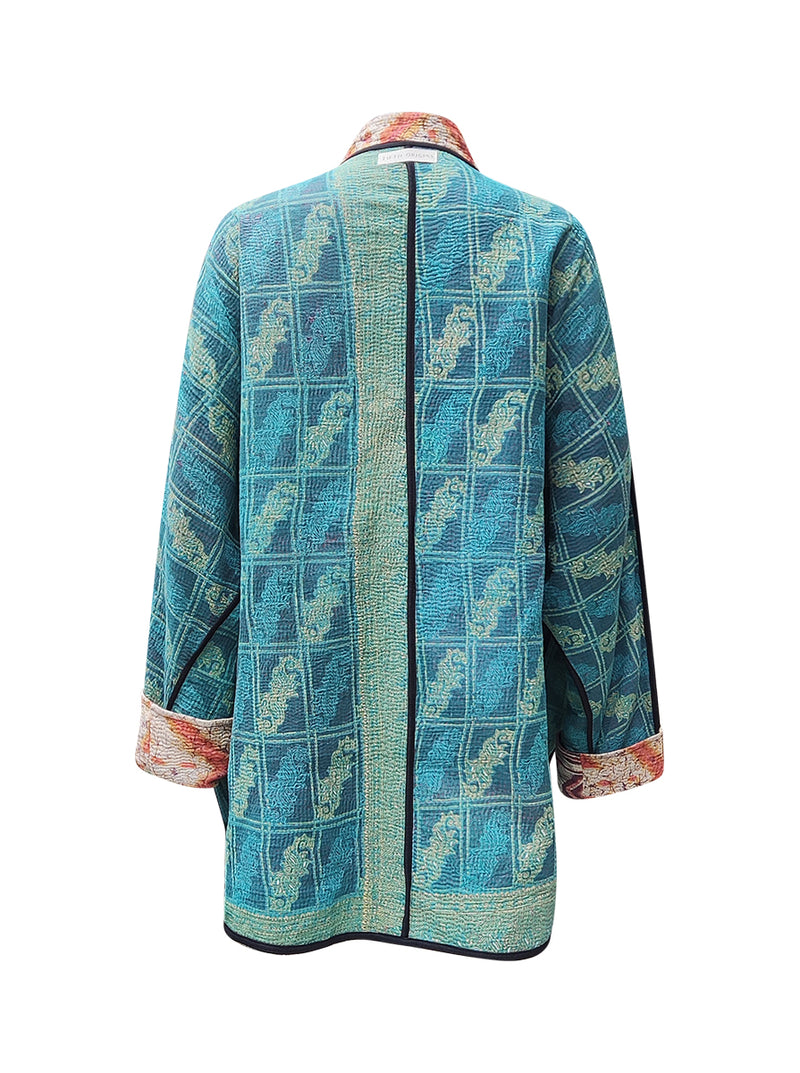 kantha vintage long jacket vastava