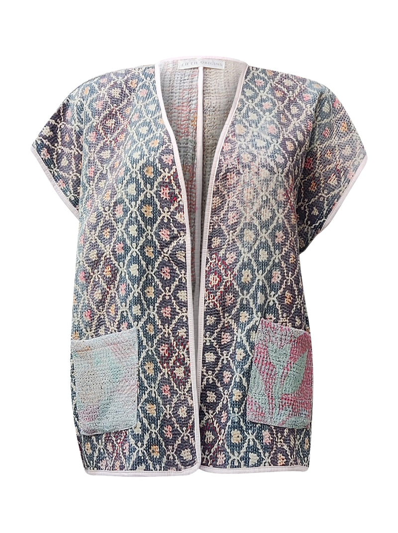 kantha reversible vest srimati