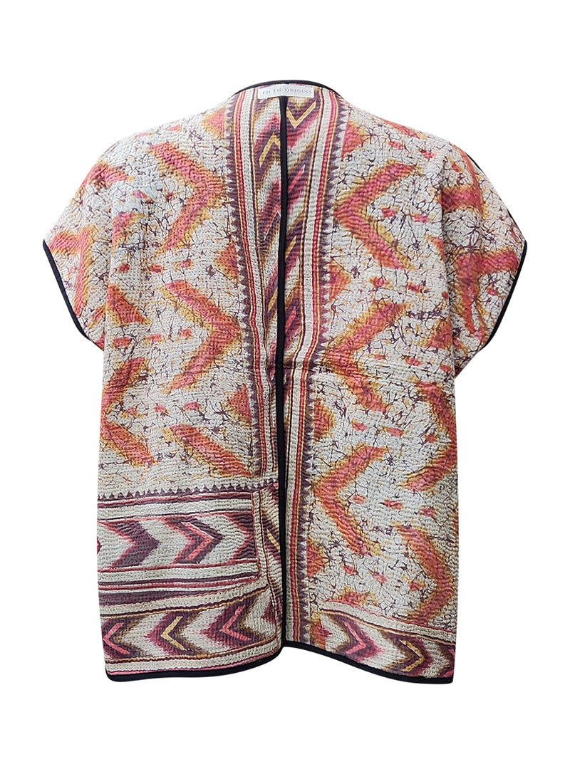 kantha reversible vest vallabha