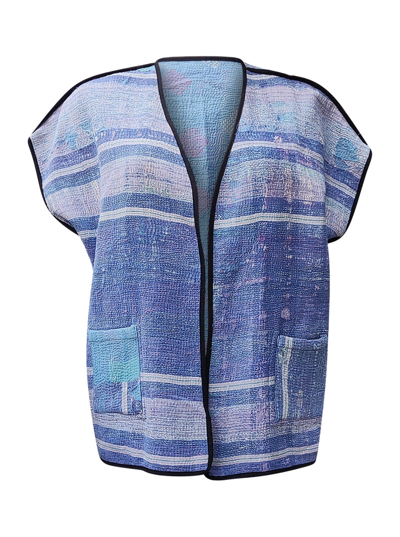 kantha reversible vest samyuta