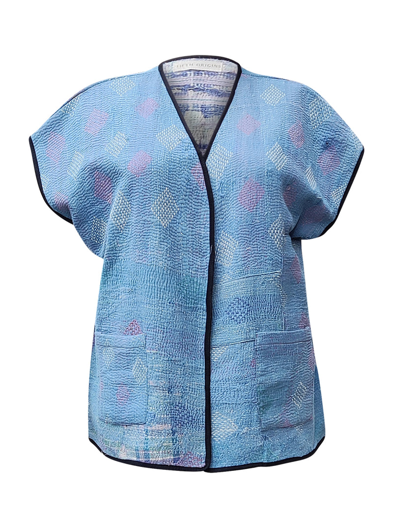 kantha reversible vest mohini