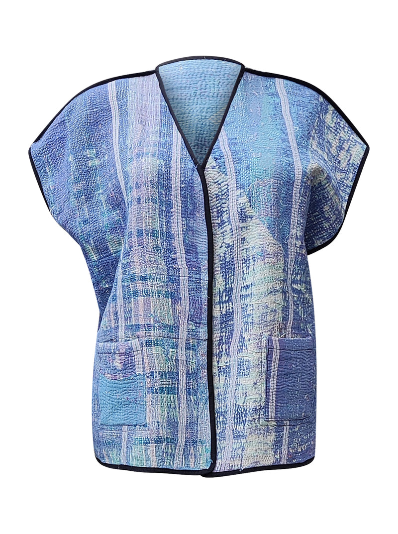 kantha reversible vest mohini